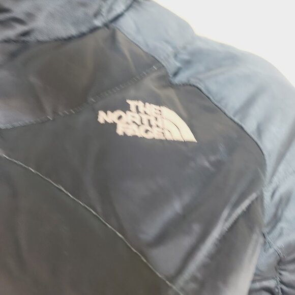 The North Face Women's Blue 550 Down Padded Outdoor Thermal Puffer Jacket Sz XS - Picture 6 of 10